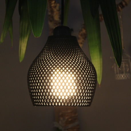 Noir Mesh Sarkıt Lamba | 3D Baskı Dekoratif Aydınlatma