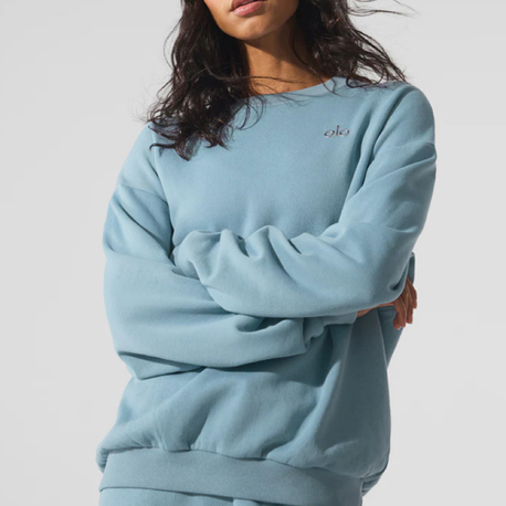 Alo yoga açık mavi sweatshirt | EASTFRANCE