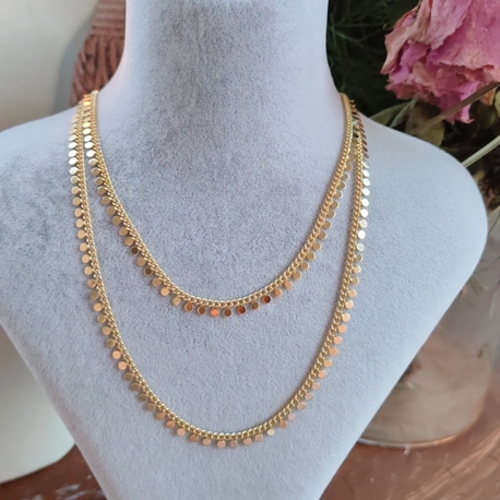 14k vip pul kolye