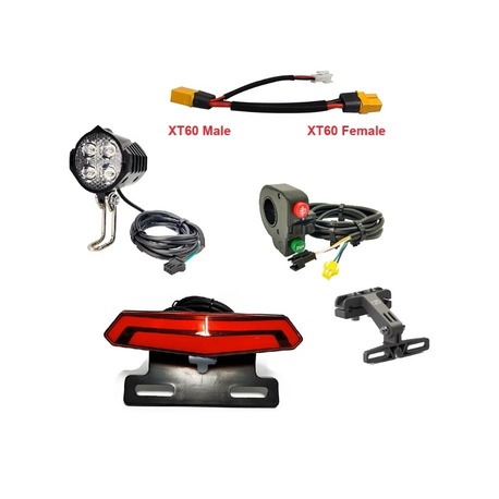Elektrikli Bisiklet Scooter FAR KORNA STOP Sinyal Düğme Seti E Bike 24V-60V