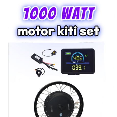 E Bike 1000Watt MOTOR Kiti SET E Bike Motor Kiti Beyin Ekran Motor Seti Elektrikli Bisiklet