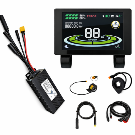 E Bike 500Watt 750Watt Beyin Controller ve EKRAN Seti E-Bike Beyin Ekran Seti Elektrikli Bisiklet