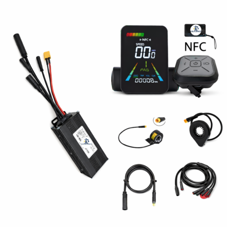 E Bike 500Watt 750Watt Beyin Controller ve EKRAN Seti E-Bike Beyin Ekran Seti Elektrikli Bisiklet