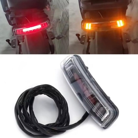 Bisiklet Scooter ARKA Lamba E-Bike Aydınlatma Stop Sinyal Fren