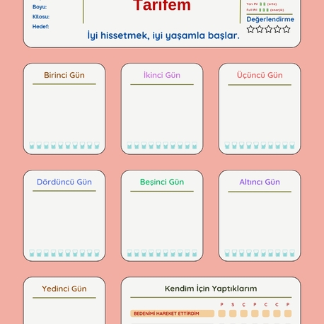 Sağlıklı Yaşam Planlayıcısı (PDF)