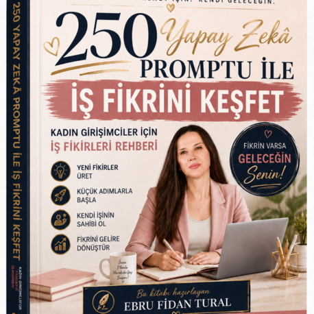 250 Yapay Zekâ Promptuyla İş Fikrini Keşfet | Kadın Girişimciler İçin Dijital Rehber