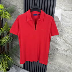Gant Pike Kumaş Polo Yaka (kırmızı)
