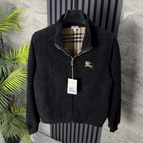 Burberry Astarlı Peluş Mont (siyah)