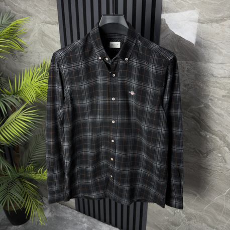 Gant Premium Kaşe Gömlek (siyah)