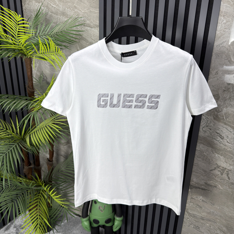 Guess Pamuklu Tshirt (beyaz)