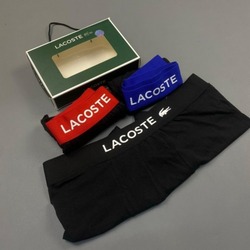 Lacoste 3'Lü Kutu Pamuklu Boxer