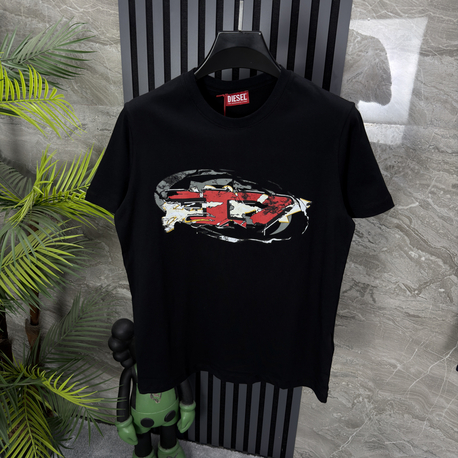 Diesel Pamuklu Tshirt (siyah)