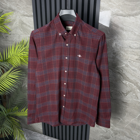 Gant Premium Kaşe Gömlek (bordo)