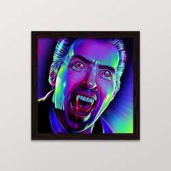 Dracula Christopher Lee art print