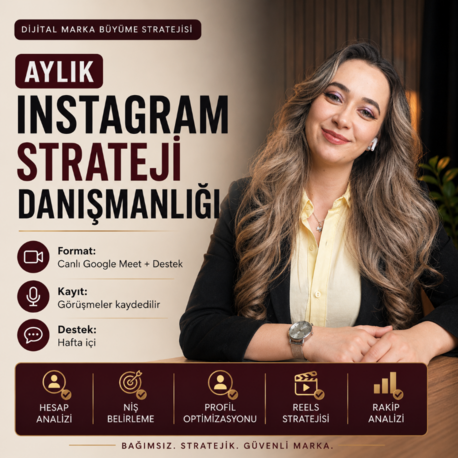 (TEMMUZ) Aylık Sosyal Medya Strateji Danışmanlığı