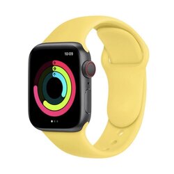 Apple Watch Silicon Kordon - Sarı