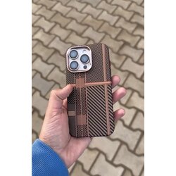 İPhone Fiber Carbon Kılıf -Bronz Carbon