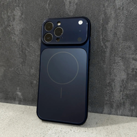 İPhone Ag Glass Case -Lacivert