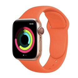 Apple Watch Silicon Kordon - Turuncu