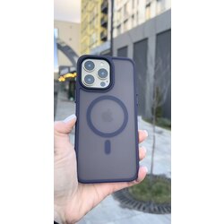 İPhone Mat Sky Şefaf Kılıf-Lacivert