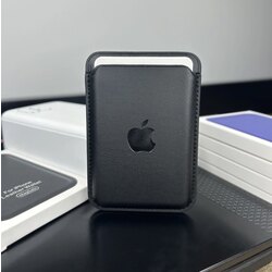 Apple MagSafe Özellikli Deri Cüzdan - Siyah