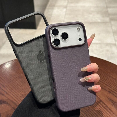 iPhone TechWoven Dokuma Case Derin Mor