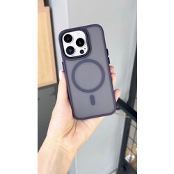 İPhone Mat Sky Şefaf Kılıf-Derin Mor