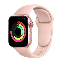 Apple Watch Silicon Kordon - Kum Pembe
