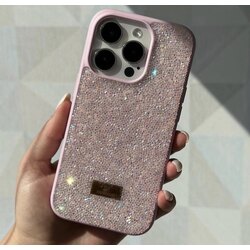 İPhone Swarovski Taşlı Kılıf - Lila