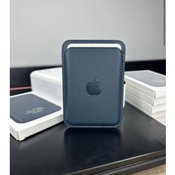 Apple MagSafe Özellikli Deri Cüzdan-Petrol Yeşili