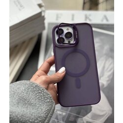 İPhone Case Pro Standlı Kılıf -Derin Mor