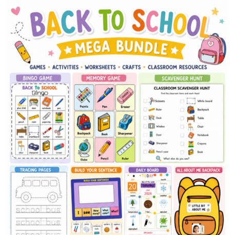 Back to School Activities Bundle | First Week of School Activities 