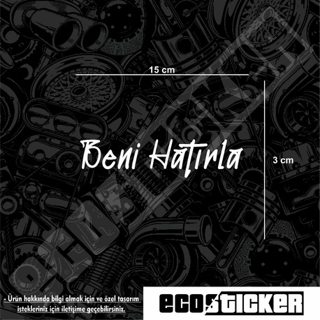 Beni Hatırla Sticker