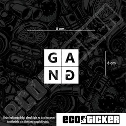 G A N G Cam Sticker