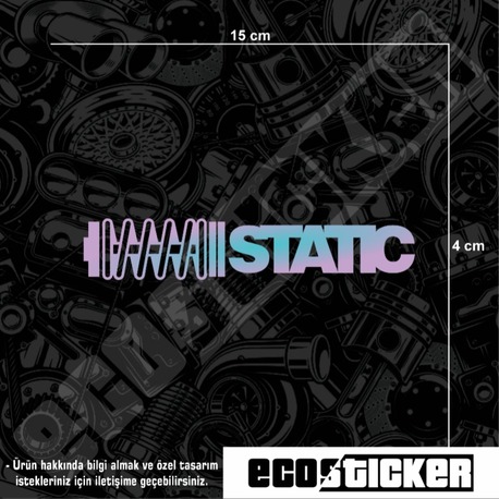 Static Hologram Sticker