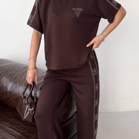 Guess taşlı şeritli takım