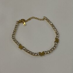çelik gold | kelebek su yolu bileklik