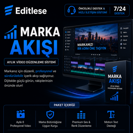 Marka Akışı | Aylık Video Düzenleme Sistemi