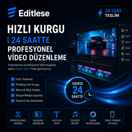Hızlı Kurgu | 24 Saatte Profesyonel Video Düzenleme