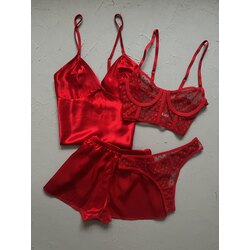 Kırmızı 4lü Set