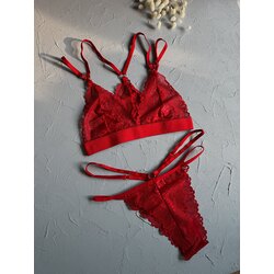 Bella Red BraSet