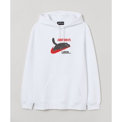 Swoosh "Just Rick It, Later" Nakış İşlemeli Kişiye Özel Kapüşonlu Sweatshirt & Hoodie,