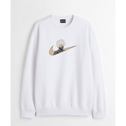 Swoosh Kakashi Hatake Nakış İşlemeli Kişiye Özel Sweatshirt & Sweater, Kendin Tasarla