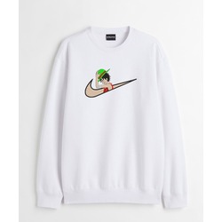 Swoosh Monkey D. Luffy Nakış İşlemeli Kişiye Özel Sweatshirt & Sweater, Kendin Tasarla