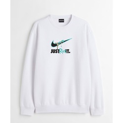Swoosh "Just Rick It" Nakış İşlemeli Kişiye Özel Sweatshirt & Sweater, Kendin Tasarla,