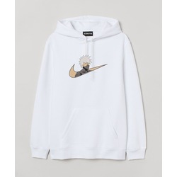 Swoosh Kakashi Hatake Nakış İşlemeli Kişiye Özel Kapüşonlu Sweatshirt & Hoodie,