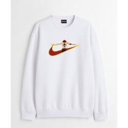 Swoosh Portgas D. Ace Nakış İşlemeli Kişiye Özel Sweatshirt & Sweater, Kendin Tasarla
