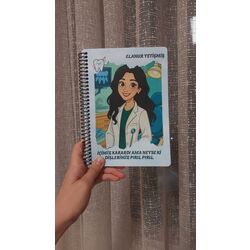DİŞ HEKİMİ KİŞİYE ÖZEL NOT DEFTERİ TASARIMI 
