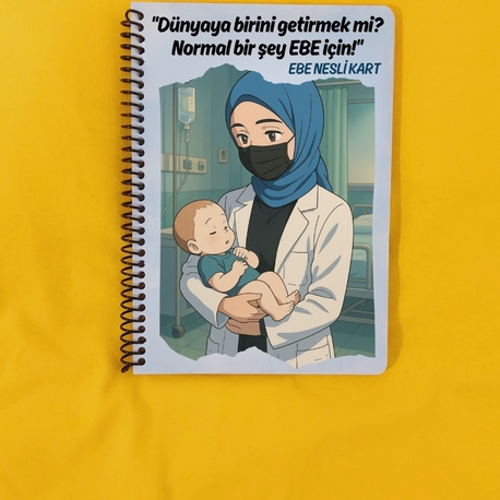 EBELİK KİŞİYE ÖZEL NOT DEFTERİ 