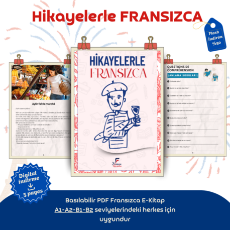 Hikayelerle Fransızca Öğreniyorum A1-A2-B1-B2